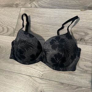Victoria's Secret Black Floral Bra